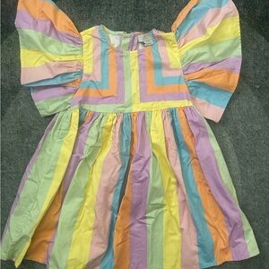 Stella McCartney Kids Multicolor Striped Dress